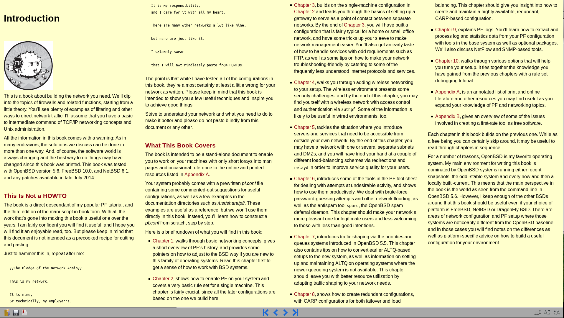 A screenshot of EPUBReader with a custom background color, font style and size.